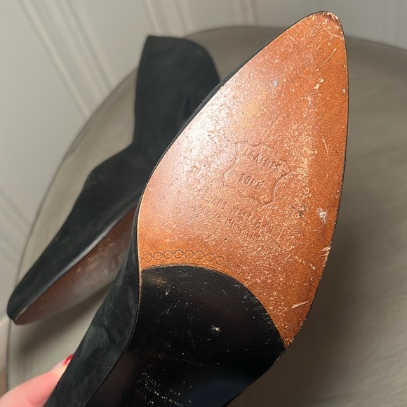 Stuart Weitzman Suede Heels - Picture 8 of 12